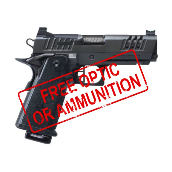 Staccato C Full Size Grip Flat Trigger DLC Barrel X-Series 9mm Pistol, 4" - 15-1501-000114-01