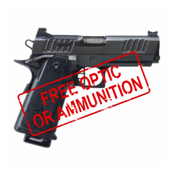 Staccato C Full Size Grip Flat Trigger DLC Barrel 9mm Pistol, 4" - 15-1501-000114