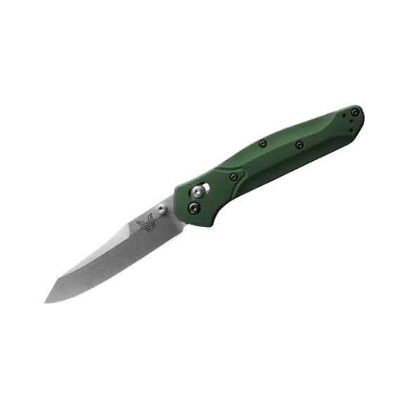 Benchmade Osborne Green Aluminum Knife, 3.4" - 940