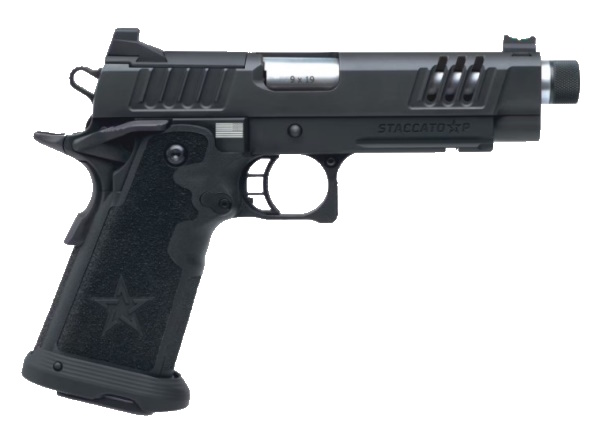 Staccato P Aluminum Frame Stainless Threaded Barrel X-Series 9mm Pistol 