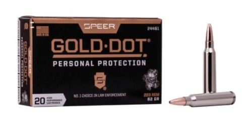speer 223 62gr gold dot ammunition