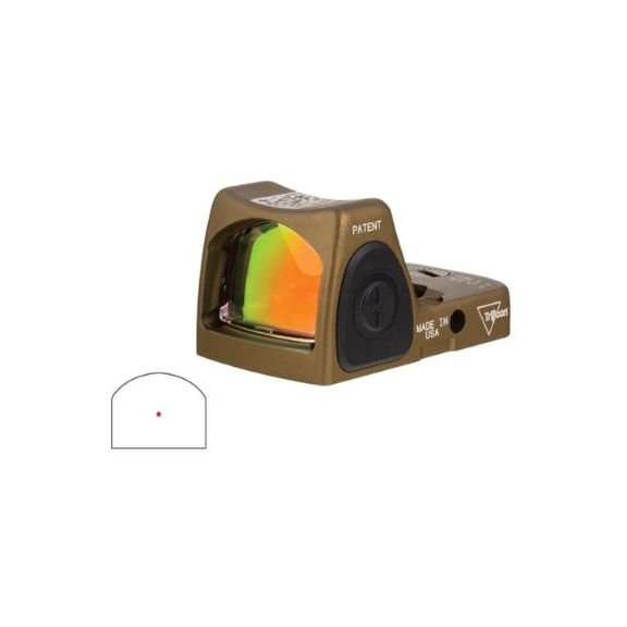 Trijicon RMR Type 2 3.25 MOA Coyote Red Dot Optic - RM06-C-700780