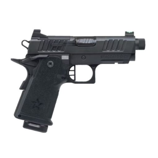 Staccato CS Flat Trigger DLC Threaded Barrel 9mm Pistol, 4.5" - 14-1501-000312