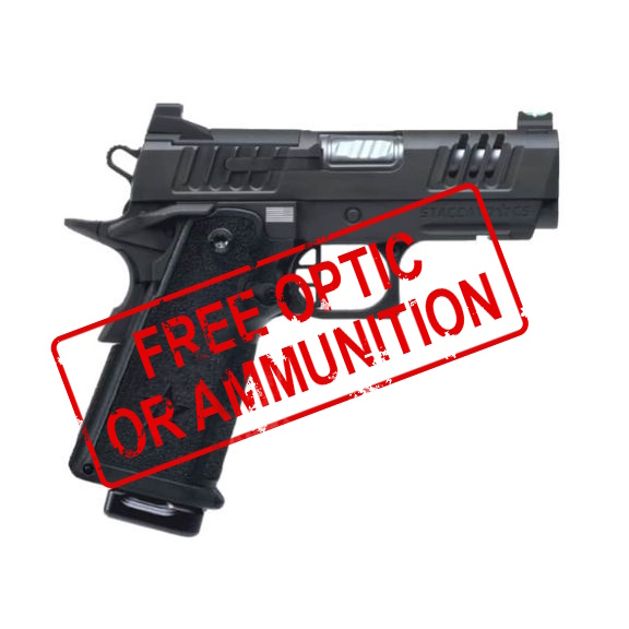 Staccato CS Full Size Grip Flat Trigger X-Series 9mm Pistol, 3.5" - 14-1501-000014-01