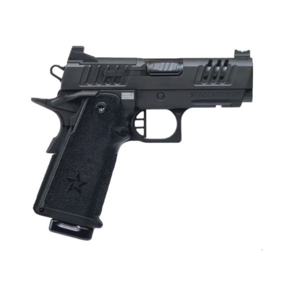 Staccato CS Full Size Grip Flat Trigger DLC Barrel X-Series 9mm Pistol, 3.5" - 14-1501-000114-01