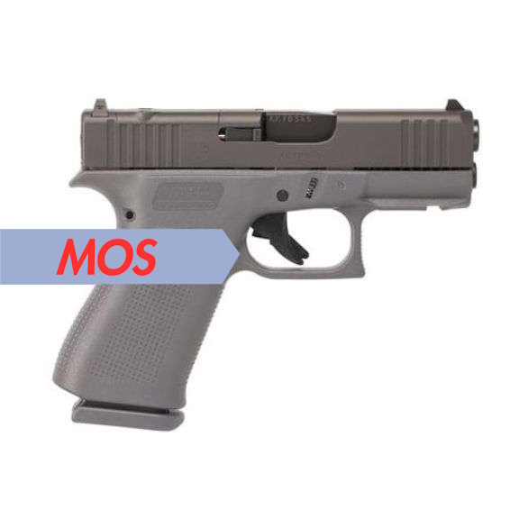 Glock 43X MOS Gray 9mm Pistol, 3.39" - UX4350201FRMOSGF