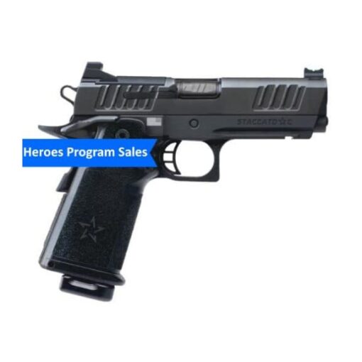 Staccato C Full Size Grip DLC Barrel 9mm Pistol, 4" - 15-1501-000104H
