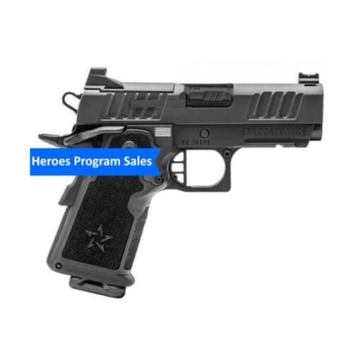 Staccato CS Flat Trigger DLC Barrel 9mm Pistol, 3.5" - 14-1501-000112H