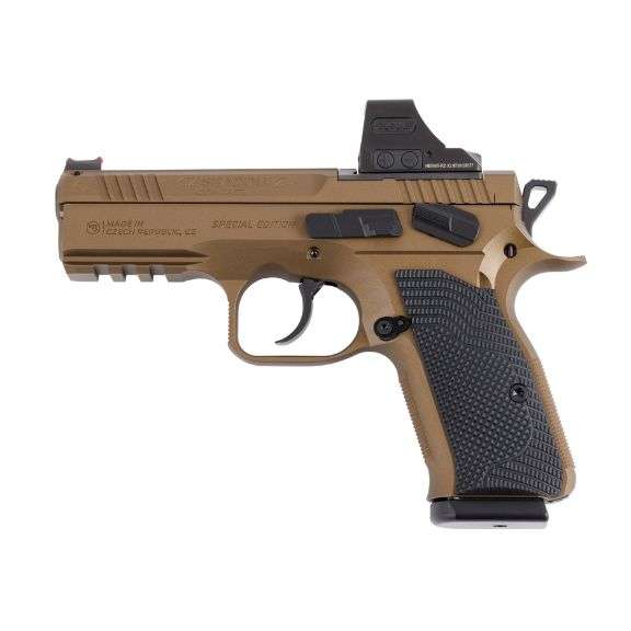 CZ 75 Shadow 2 Compact Bronze Holosun 508T 9mm Pistol, 4" - 86155