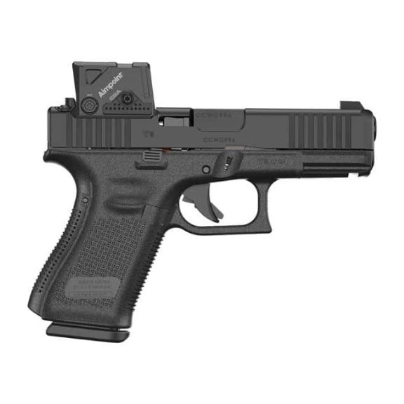 Glock 19 Gen5 MOS8 Aimpoint COA 9mm Pistol, 4" - PA195SB03MOS8A3