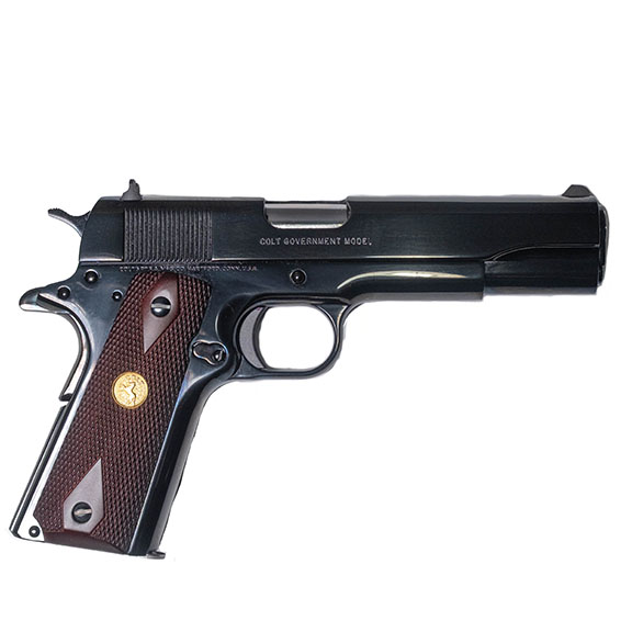 Colt 1911 Government Royal Blue 38 Super Pistol, 5" - O1911C38-RB