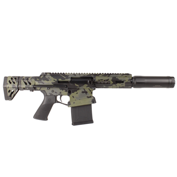Genesis Arms Gen-12 PDS5 SBS w/ Huxwrx Suppressor Multicam Black 