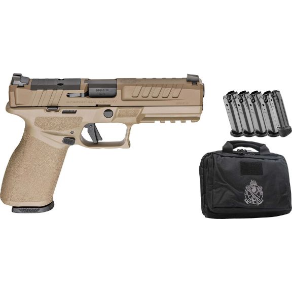 Springfield Armory Echelon FDE 9mm Gear Up Pistol Package - EC9459F-U-GU25