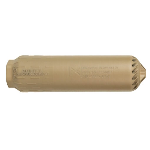 HuxWrx Flow Flow 556 Ti FDE Silencer, 5.5" - 3291