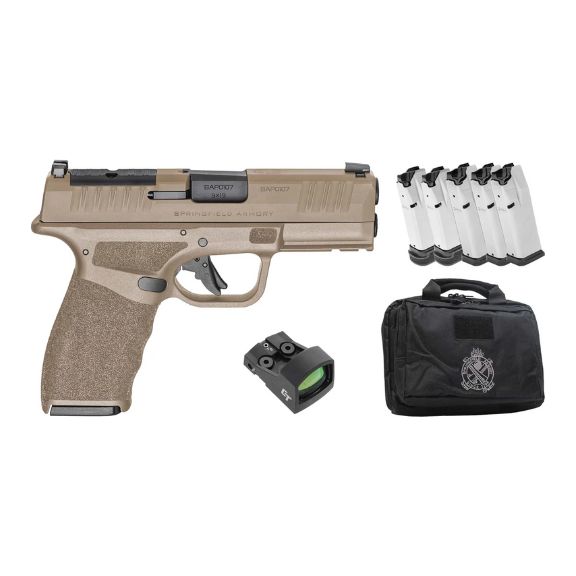 Springfield Armory Hellcat PRO FDE Gear Up 2024 Pistol Package, 3.7" - HCP9379FOSP-GU25