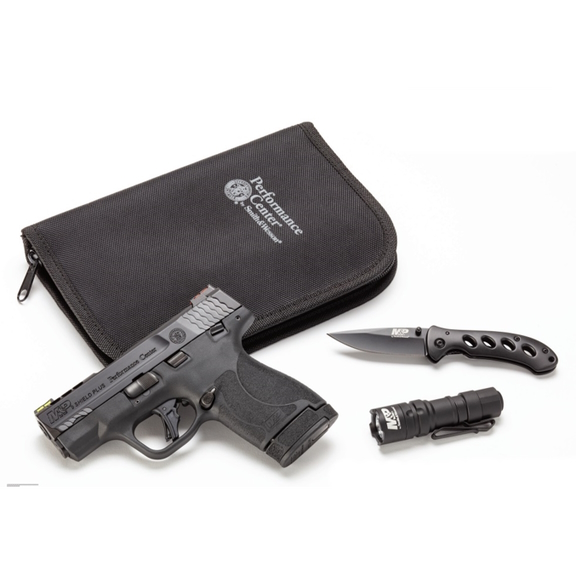 Smith & Wesson M&P9 Shield Plus EDC Performance Center Ported Barrel Thumb Safety 9mm Pistol