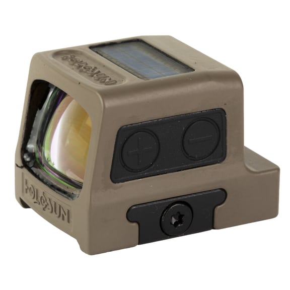 Holosun HE509T FDE Reflex Sight - 2 MOA Red Dot or 32 MOA Circle