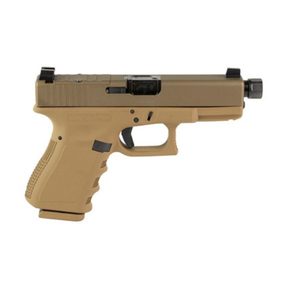 Glock 19 Gen3 OR TB FDE 9mm Pistol, 4.6" - UI1950203-X-SCT