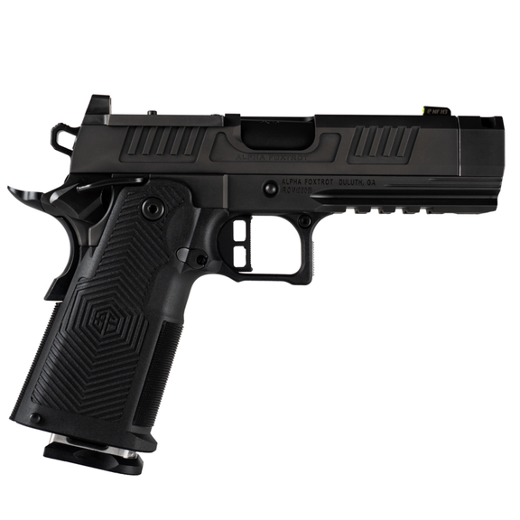 Alpha Foxtrot AF1911-Romulus Compact Comp 9mm Pistol, 3.5" - AA39X1QIG-XDBK19-NVC