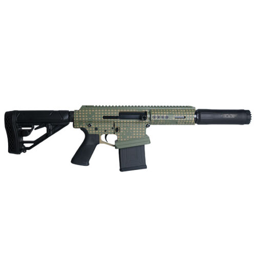 Genesis Arms Gen-12 SBM5 Dual Charge Desert Night 12 Ga SBS w/ Huxwrx Suppressor