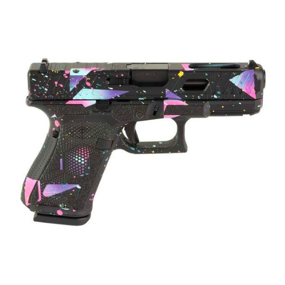 Glock 19 Gen5 80's Night 9mm Pistol, 4.02" - GLPA195S203-80NITE-SCT