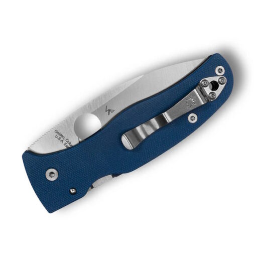 Spyderco Bodacious Blue G-10 Folding Knife