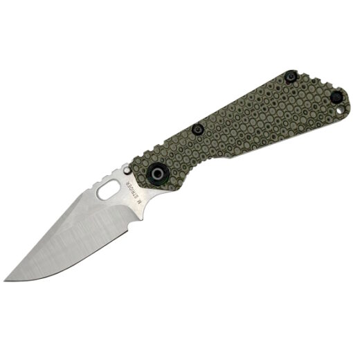 Strider Knives SnG DGG Bowie Dirty Olive G-10 Folding Knife