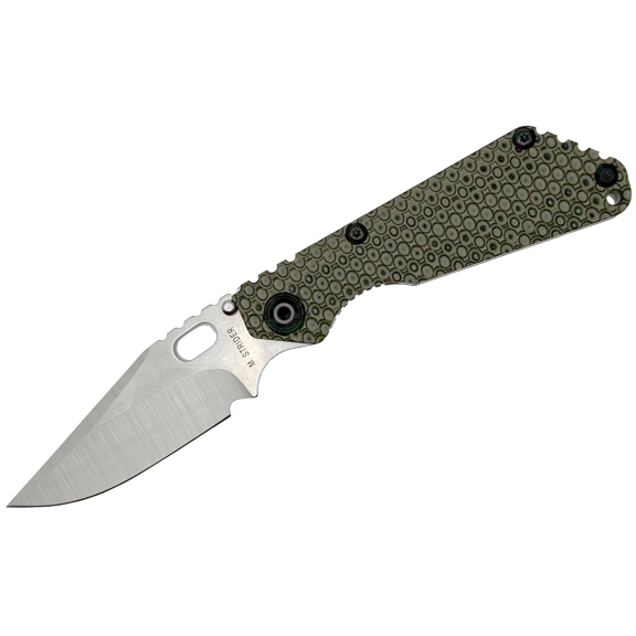 Strider Knives SnG DGG Bowie Dirty Olive G-10 Folding Knife