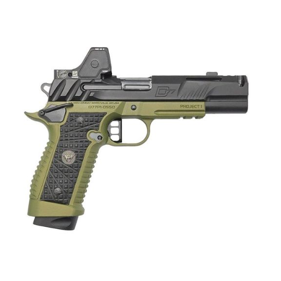 Wilson Combat Division 77 Project 1 Green 9mm Pistol, 5" - P1G-D77-FS-9