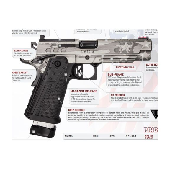 Kimber 2K11 Independence OR 45acp Pistol, 5" - 3500068
