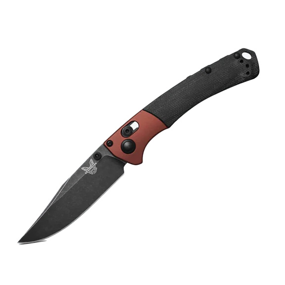Benchmade Mini Crooked River Burnt Copper Knife, Axis Lock, 3.4" - 15085BK-04