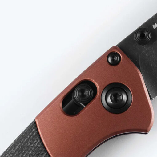 Benchmade Mini Crooked River Burnt Copper Knife, Axis Lock, 3.4" - 15085BK-04