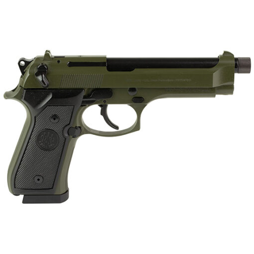 Beretta 92FS OD Green 9mm Pistol, 4.9" - J92F300GR15