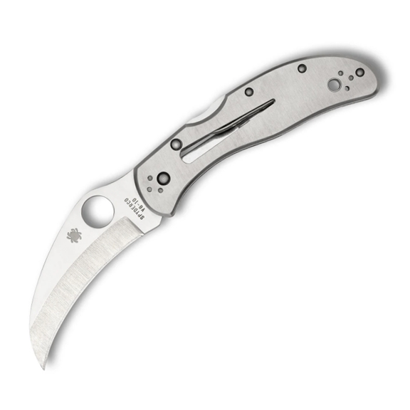 Spyderco Harpy Folding Knife 2.75" VG10 Satin Hawkbill