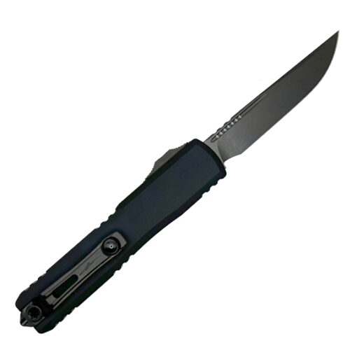 Microtech Ultratech ZBP DLC Shadow Automatic Knife, 3.55" - 1121-1DLCTSH