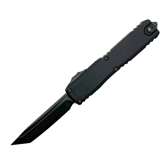Microtech Ultratech ZBP DLC Shadow Automatic Knife, 3.55" - 1121-1DLCTSH