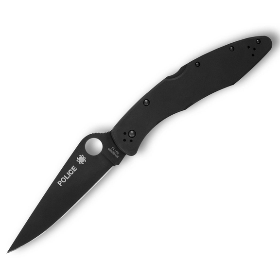 Spyderco Police Model Black Folding Knife