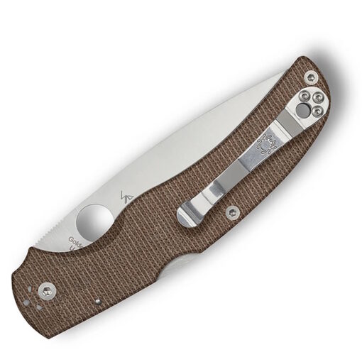 Spyderco Native Chief Brown Micarta Folding Knife