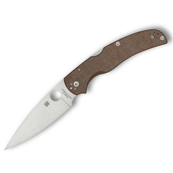 Spyderco Native Chief Brown Micarta Folding Knife