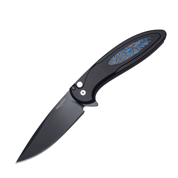 Pro-Tech Cambria Flipper TechnoCarbo BlueKnife