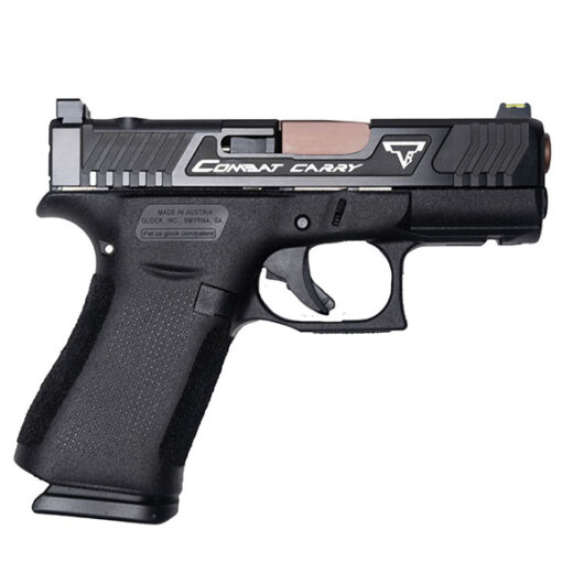 Taran Tactical G43x Combat Carry Black 9mm Pistol, 3.39" - TTI-GLOCK-43XBLKCS