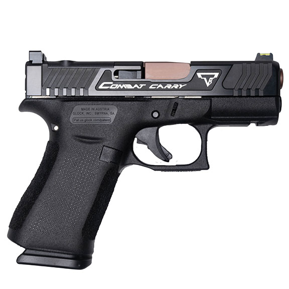 Taran Tactical G43x Combat Carry Black 9mm Pistol, 3.39" - TTI-GLOCK-43XBLKCS