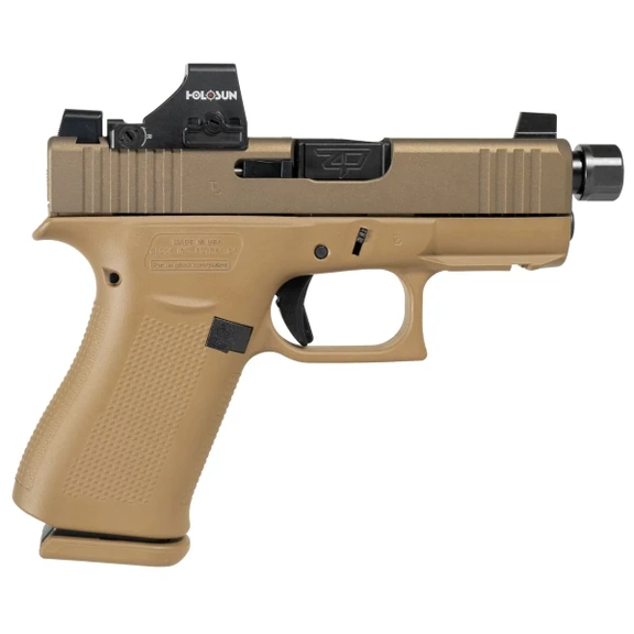 Glock 43X HUX Puppy 9mm Suppressed Pistol