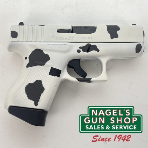 Glock 43 Cow Print 9mm Pistol