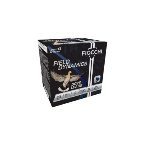 Fiocchi 28 Ga Dove & Quail #8 Ammunition 25Rd Box - 28GT8