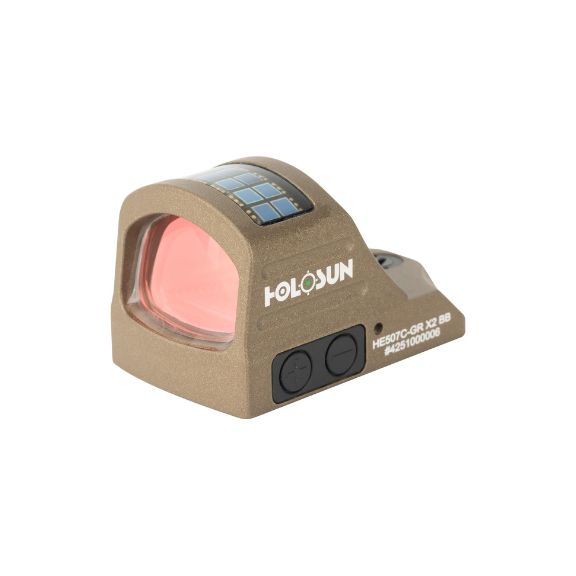 Holosun HE507C-GR Elite X2 Multi Reticle Green Reflex Sight - HE507C-GR-X2