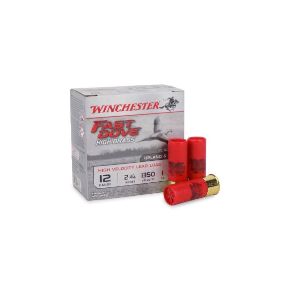 Winchester Ammo Fast Dove High Brass 12 Ga #7.5 Ammunition 25 Rd Box - WFD127B
