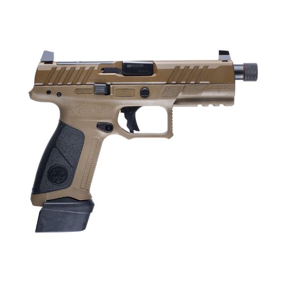 Beretta APX A1Tactical FDE 9mm Pistol, 4.8" - JAXA1F921TACFDE