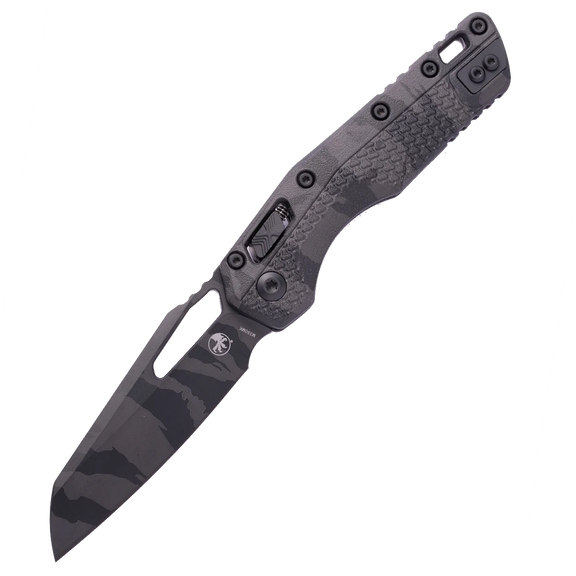 Microtech MSI RAM-LOK Midnight Tiger Manual Folding Knife, 3.88" - 210T-1PMMTC-X8Z4