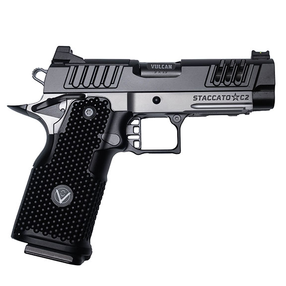 Staccato C2 X-Series Vulcan Machine Werks Ported Aluminum Grip 9mm Pistol, 3.9" - 10-1101-000102-01VPAL